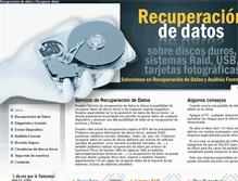 Tablet Screenshot of datarecsa.com